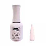 Gel blanco rosa