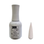Gel blanco gris